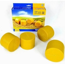 Bruder Spielzeug 02344 8 Rundballen Ockerbraun Heuballen Strohballen Zubehör Neu