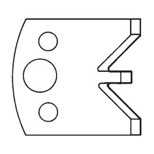 Scheppach Profilmesser Paar