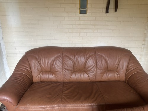 Sitzer ledersofa braun - 2-sitzer,