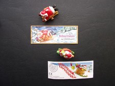 Ü-Ei -  Verschiedene Weihnachtsspielsachen ... 2002 ... Schlittenfahrt/Express..