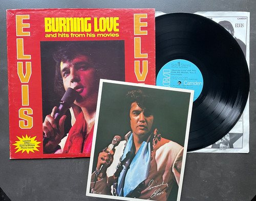 Elvis presley burning - lp,