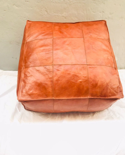 Pouf leder ottomane - leder,
