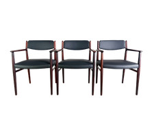 3x Arne Vodder Midcentury Stuhl P. Olsen Sibast Palisander danish