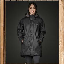 Mountain Horse SPIRIT Raincoat, gefütterter Regenmantel, Reitmantel, schwarz