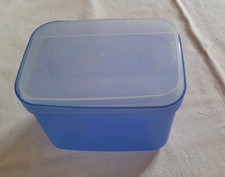 Swing Box Tupperware  1 Liter Kippdeckel - Vorratsbehälter Blau - Tupperdose