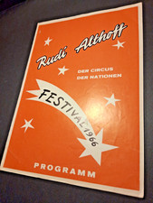 1966 programm CIRCUS DER