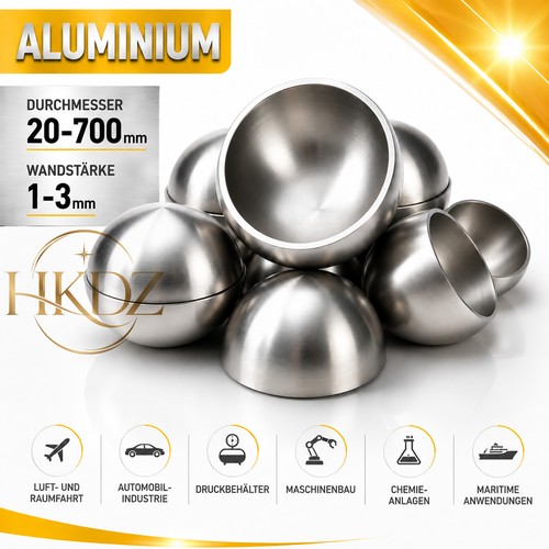 Aluminium halbkugel hohlkugel - aluminium,