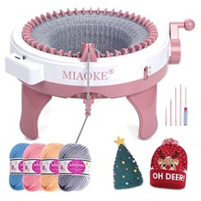 Runde Strickmaschine 48 Nadeln Kunststoff große Größe für DIY Handarbeit