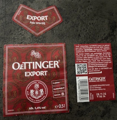 Oettinger export - export,