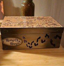 Harry Potter Inspirierte Holzbox  "Karte des Rumtreibers" - The Marauders Map