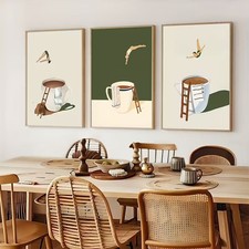 Leinwanddruck  Kaffeetaucher