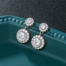 Diamant Ohrringe Ohr Hänger