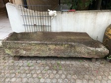 Antiker Brunnen Gossenstein Pumpenstein Trog L 185 cm Sandstein 100 Jahre alt Te