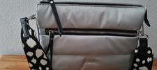 picard umhängetasche damen Silber abnehmbarer breiter Gurt viele Fächer w.neu