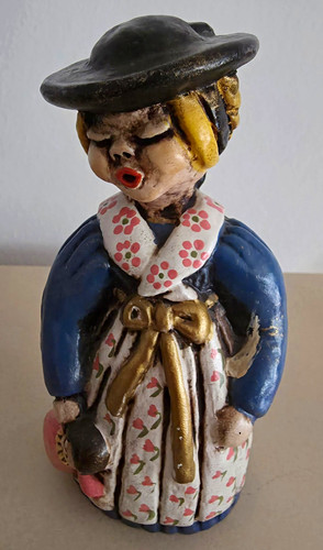 Handbemalte keramikfigur - ,