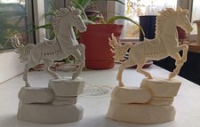 Plastik Indianer Pferd DDR