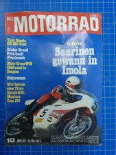 Das MOTORRAD 10 19.Mai 1973 Honda CB350Four Montesa Cota 123 Saarinen To456