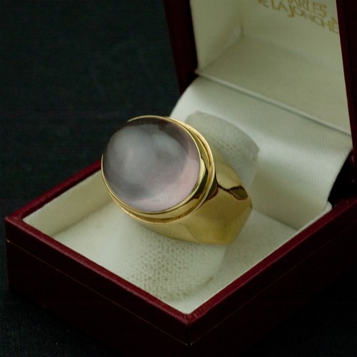 Moderner mondstein ring 585 - moderner,