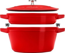 Staub La Cocotte Kochtopfset 2-teilig kirschrot Retourenware Neu - Sonstige