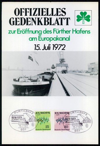 Brd gedenkblatt 1972 fürth - brd,