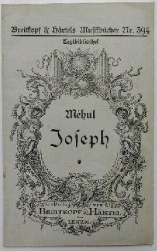Joseph und seine brüder - seine, oper