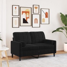 2/3-Sitzer Sofa mit Zierkissen