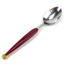 WMF Kaffeelöffel Serie Fantasia Rot/Geld Matteo Thun Design 15,6cm Memphis Ära