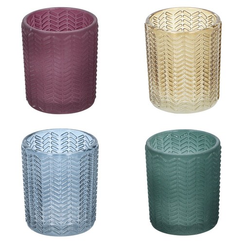Glas teelicht kerzenhalter - glas,