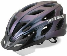 ROCKBROS Fahrradhelm Radhelm für Jugend und Erwachsene Schutzhelm mit Visier