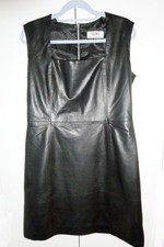 Lederkleid schwarz von - , ricano