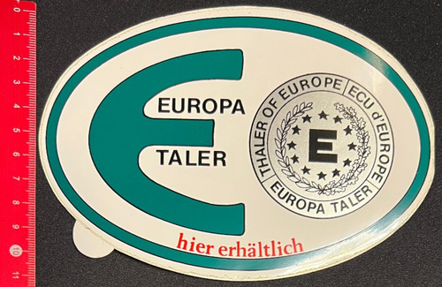 Europa taler aufkleber - taler,