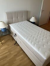 Bockspringbett Manola - Beige - Elektrischverstellbar -wie neu