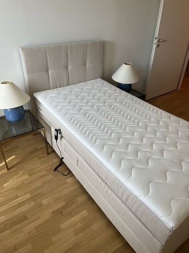 Bockspringbett manola beige - bockspringbett,