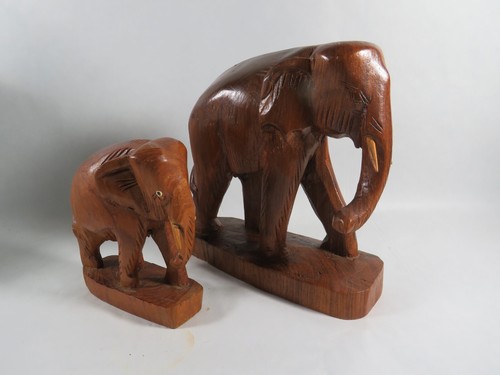 Elefanten aus holz - 2,