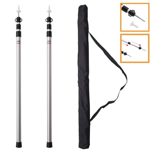 Teleskop zeltstange alu - 2x,