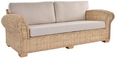 Rattan-Sofa Chester 3-Sitzer