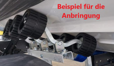 6er Slipwagen Sliprollen Bootsauflage Anbindung für Vierkantrohr 40x40mm