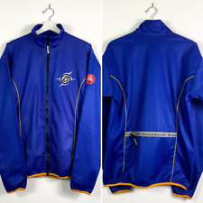 Vintage Castelli Fahrradjacke Gr.L Herren Blau Windbreaker 90er 90s y2k Retro