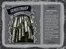 Holzschild 30x40 Gerüstbauer