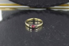 Pink Turmalin-Solitärring aus