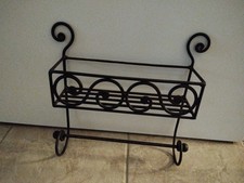 ღ♥ Küchenrollenhalter aus Metall zur Wandmontage im Landhausstil  ♥ღ