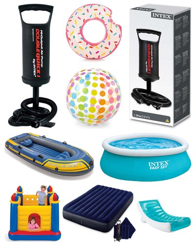 Intex luftpumpe double quick - luftpumpe, 1