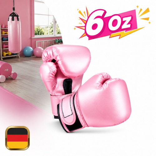 Leder 6oz boxhandschuhe - pu-leder,