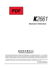 Kurzweil K2661 Musikerreferenz