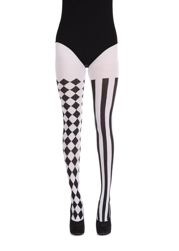 Damen harlequin schwarz weiß - harlequin,