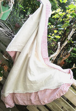 Vintage-Cottage-Landhaus-Überwurf-Bett-Sofa --Top Verarbeitet-ca. 195 x 160 cm