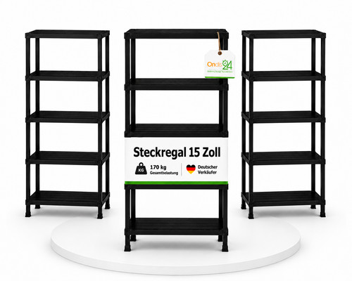 Ondis24 kunststoffregal - 3x,