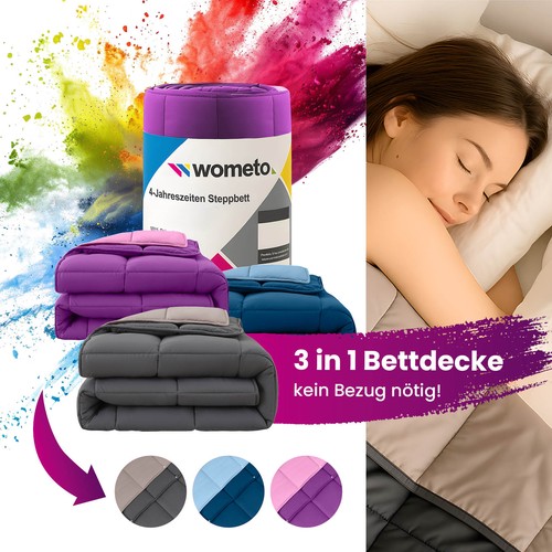 Jahreszeiten steppbett - 4-jahreszeiten,