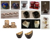 Teelichthalter, verschiedene