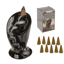 Backflow incense burner